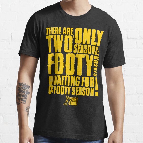 Two Seasons: Yellow on Black Essential T-Shirt