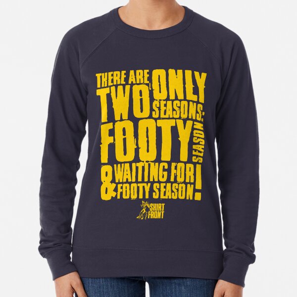 Two Seasons: Yellow on Navy Lightweight Sweatshirt