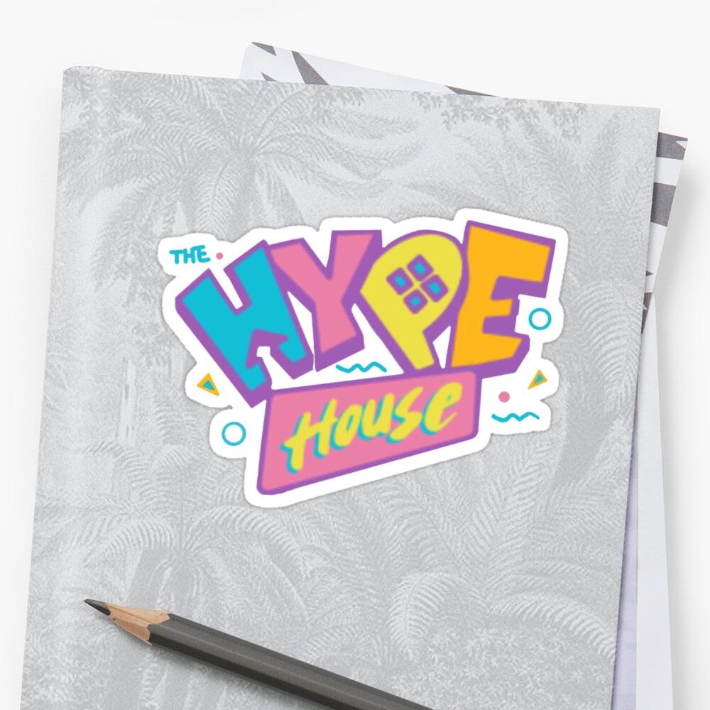 Hype House Sticker By Krispull Redbubble