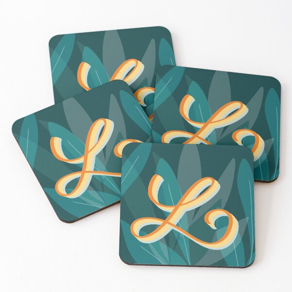 Item preview, L- creative monogram scripted lettering of letter l designed and sold by Ilze Lucero.
