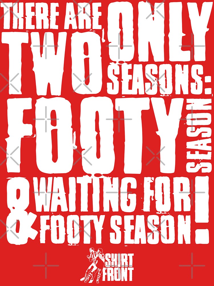 Two Seasons: White on Red by shirtfront-co
