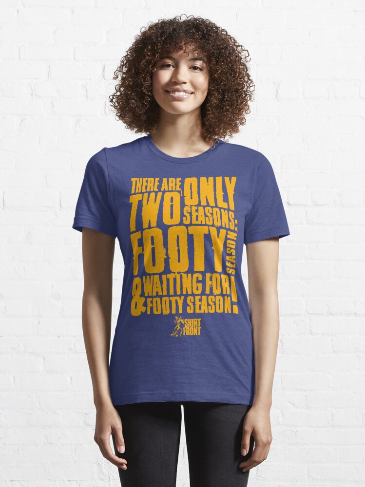 Alternate view of Two Seasons: Gold on Blue Essential T-Shirt