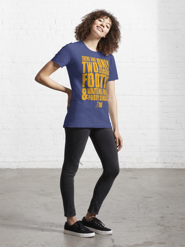 Alternate view of Two Seasons: Gold on Blue Essential T-Shirt
