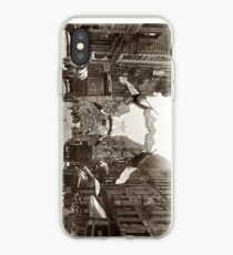 Vinilo o funda para iPhone Little Italy Mott Street NYC Photograph (1908)