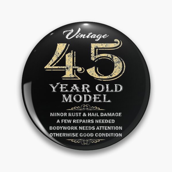 Item preview, 45th Birthday - Funny gift idea designed and sold by HobzyMerch.