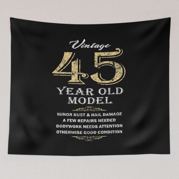 Item preview, 45th Birthday - Funny gift idea designed and sold by HobzyMerch.