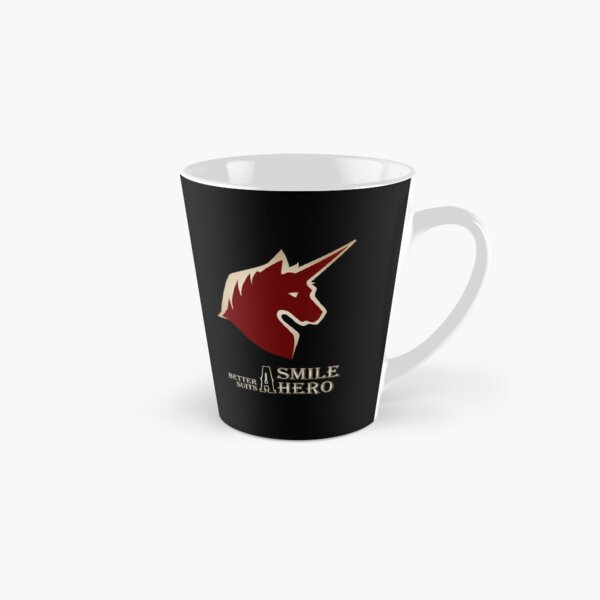 A Smile Better Suits A Hero Tall Mug