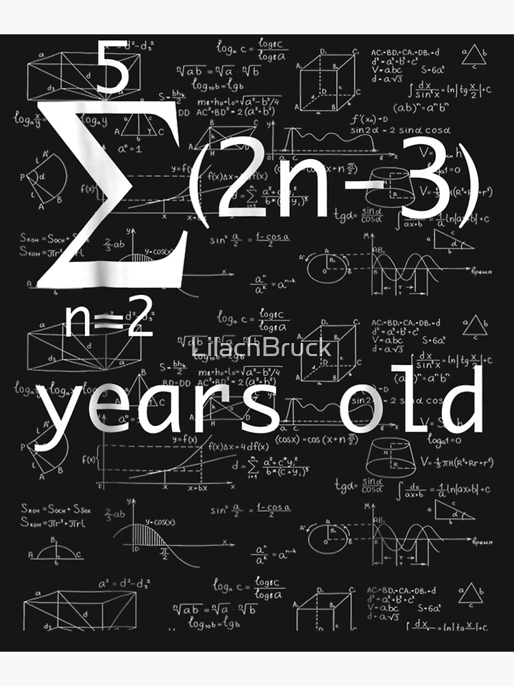 Funny Math Geek 16th Birthday 16 Years Old Boys Girls Greeting Card By Lilachbruck Redbubble