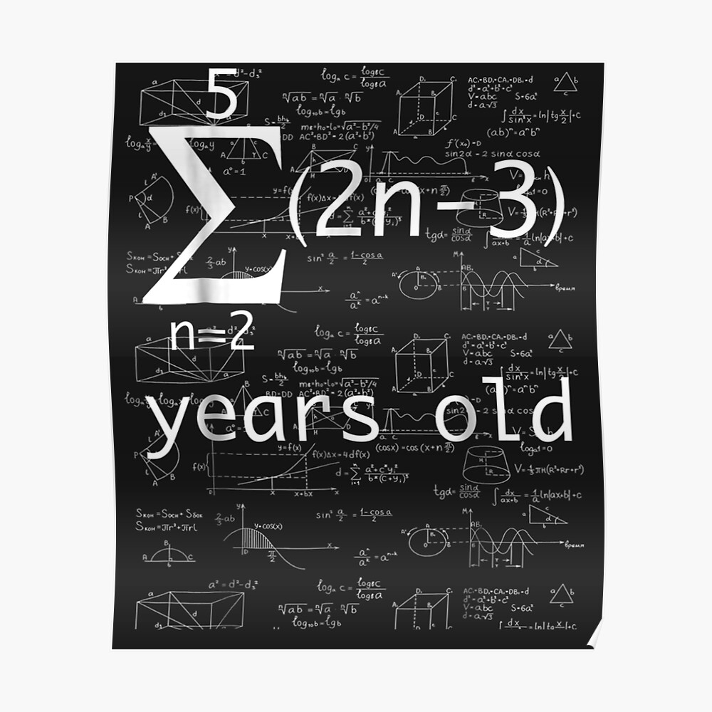 Carte De Vœux Funny Math Geek 16e Anniversaire 16 Ans Garcons Filles Par Lilachbruck Redbubble