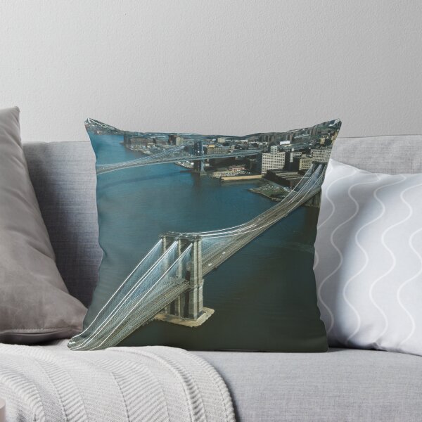 Item preview, Brooklyn Bridge Aerial Photograph designed and sold by BravuraMedia.