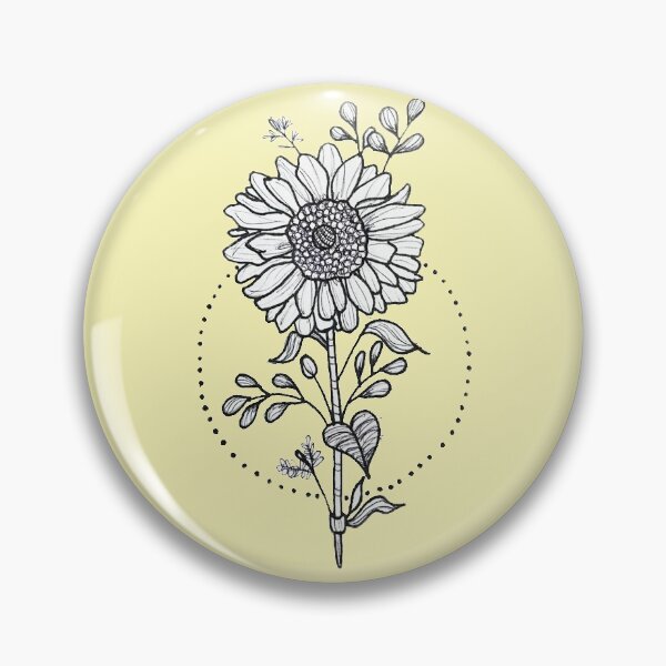 Sunflower Pin