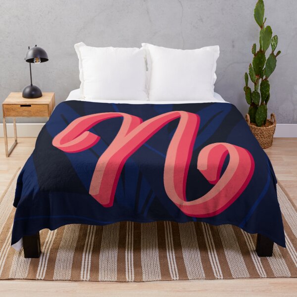 Item preview, N- creative monogram scripted lettering of letter n designed and sold by Ilze Lucero.