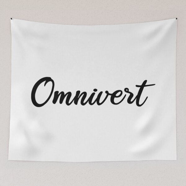 Item preview, Omnivert Sticker - Planner Stickers - Text Words - Introvert Extrovert  designed and sold by MysticMagpie.
