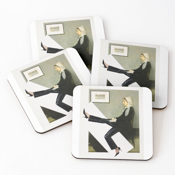 Item preview, KICK MAMA! - Whistler's Mother for a modern age.   designed and sold by MikesArtChi.