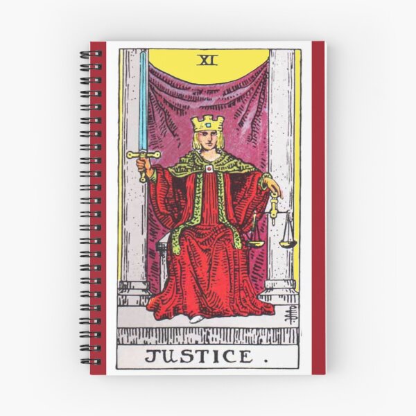 Item preview, Justice tarot card designed and sold by Blondshell.