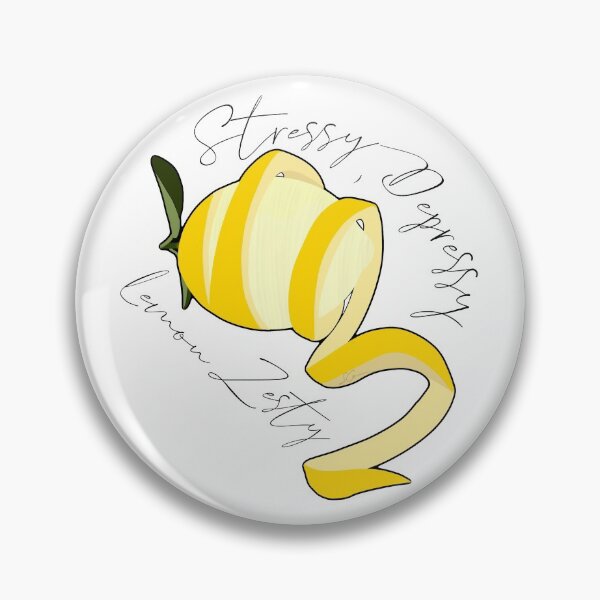 Item preview, Stressy, Depressy, Lemon Zesty designed and sold by SCarverDoodle.
