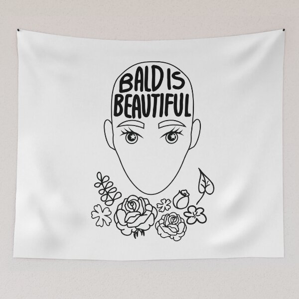 Item preview, Bald is Beautiful designed and sold by TheCosmicBeetle.