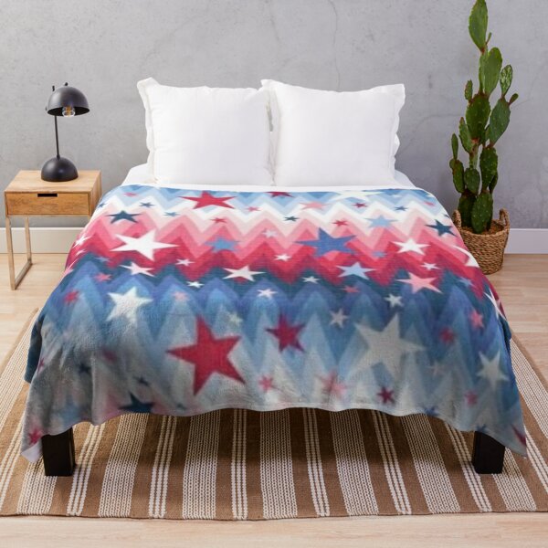 Item preview, Stars and Strips Red White and Blue Patriotic Summer Pattern Flag 4th of July, Fourth, Independence Day designed and sold by Draculaura2009.