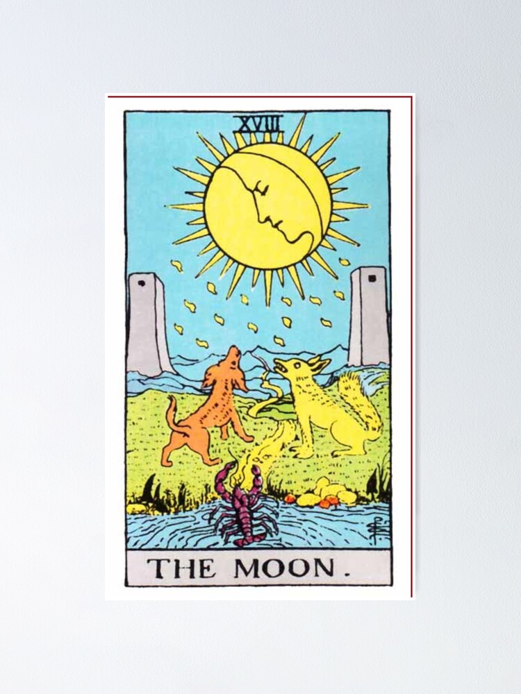 The Moon Tarot Poster