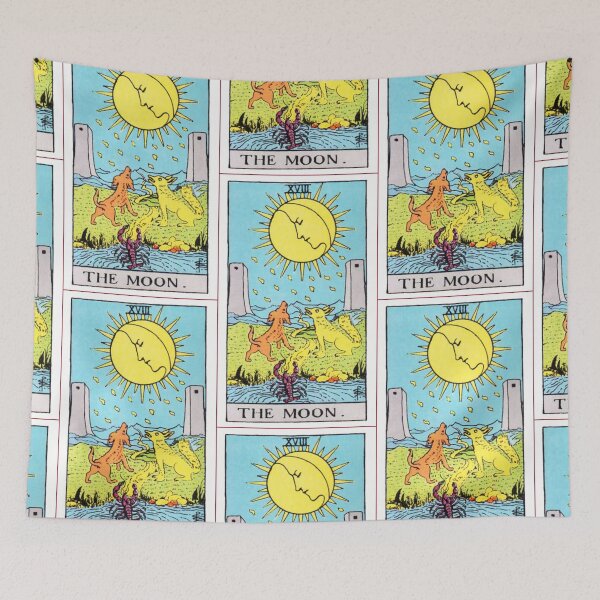 Item preview, The Moon tarot card designed and sold by Blondshell.