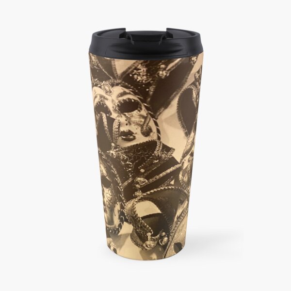 Masks of Venice Travel Mug