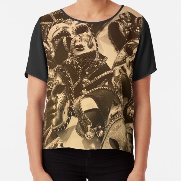 Masks of Venice Chiffon Top