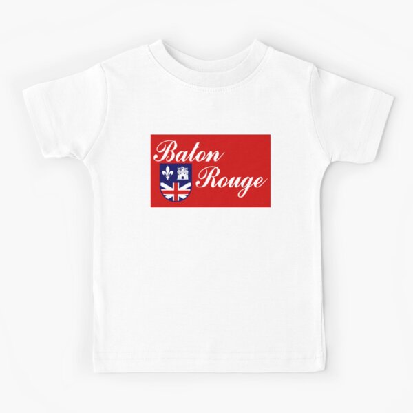 Flag Of Baton Rouge Kids T-Shirts for Sale