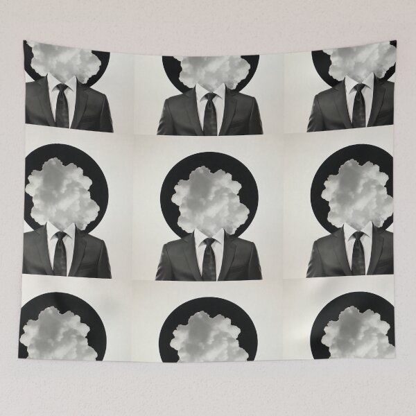 Item preview, HEAD IN THE CLOUDS! - Clean and Simple collage - repurposed photos up-cycled designed and sold by MikesArtChi.