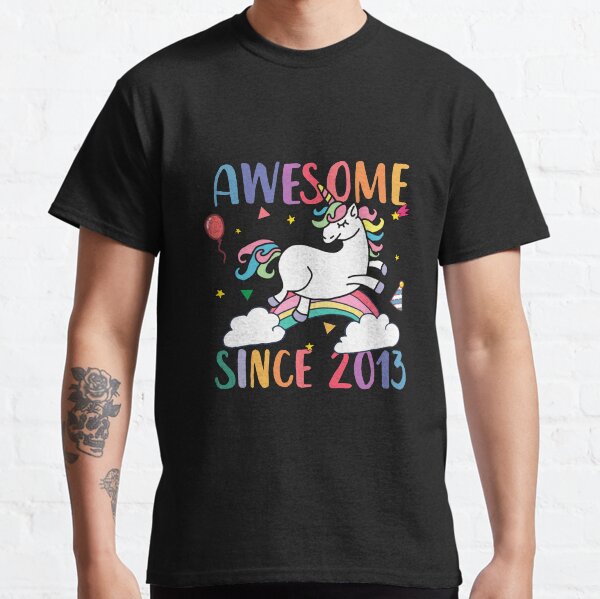 Unicorn Awesome Since 2013 Classic T-Shirt