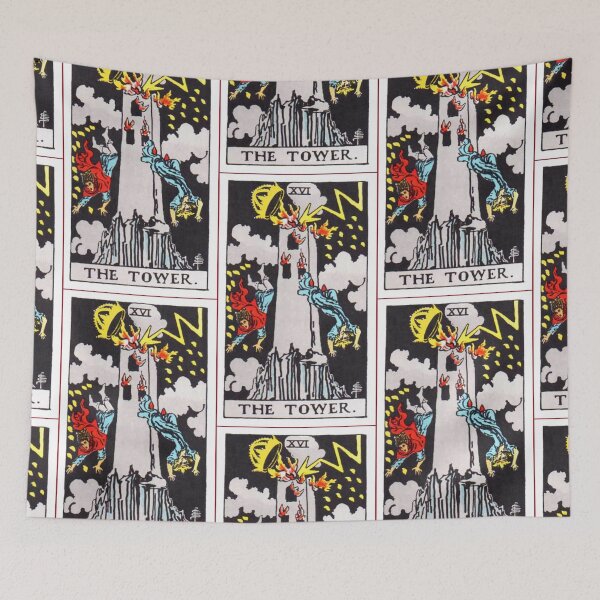 Item preview, The Tower tarot card designed and sold by Blondshell.