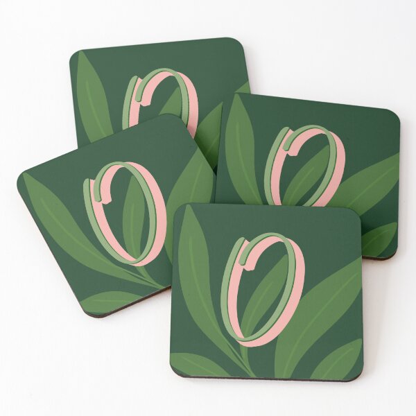 Item preview, o- creative monogram scripted lettering of letter o designed and sold by Ilze Lucero.