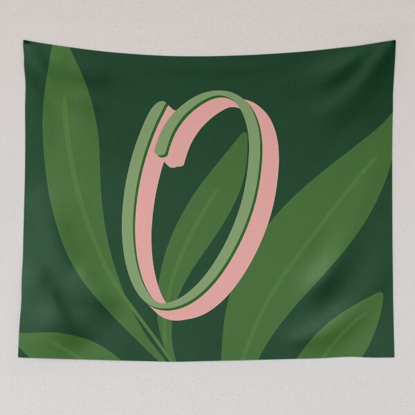 Item preview, o- creative monogram scripted lettering of letter o designed and sold by Ilze Lucero.