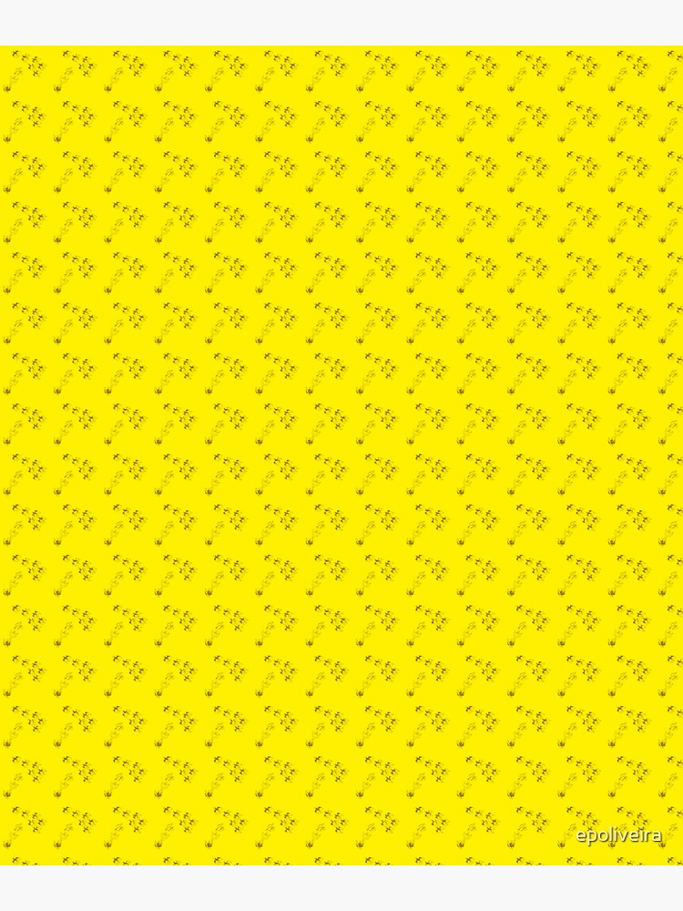Cute birds animals yellow pattern by epoliveira