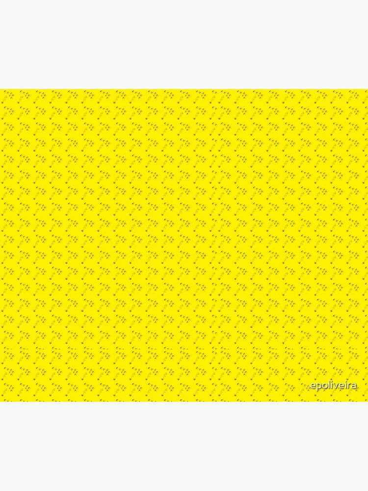 Cute birds animals yellow pattern by epoliveira