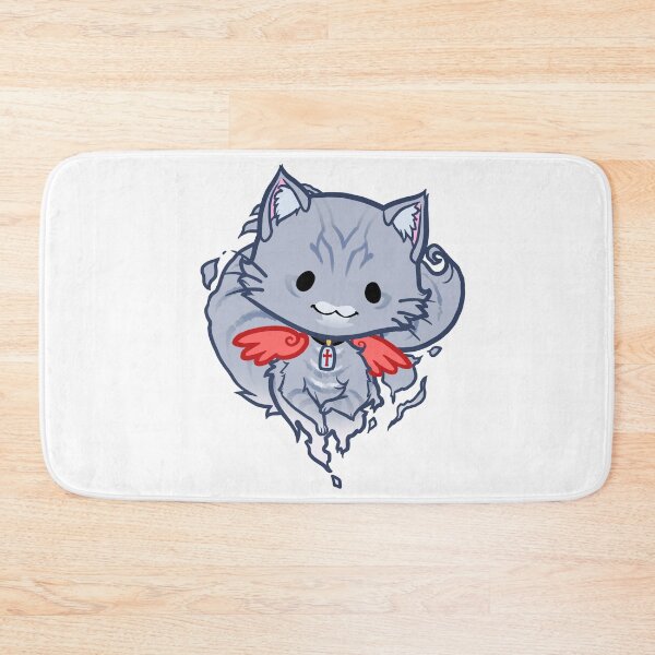 Item preview, Halloween Chibi Winged Kitty - Grey Tabby Ghost Cat designed and sold by ghostfire.