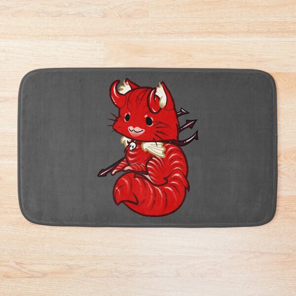 Item preview, Halloween Chibi Winged Kitty - Red Tabby Devil Cat designed and sold by ghostfire.