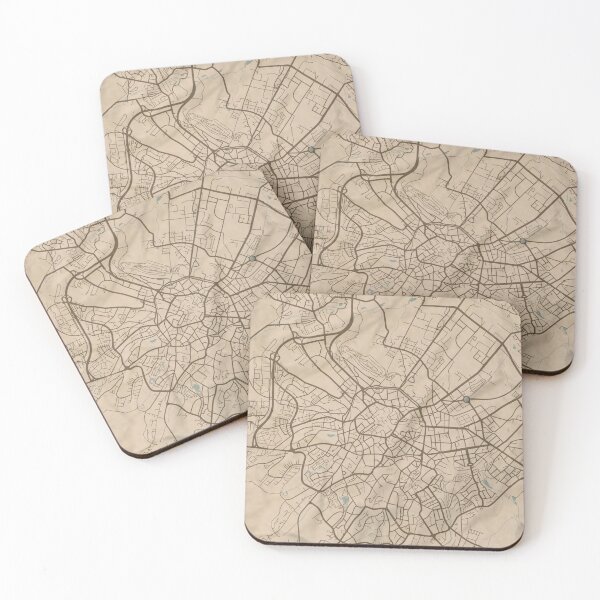 Item preview, Aachen Sepia Map designed and sold by CPTVDesign.