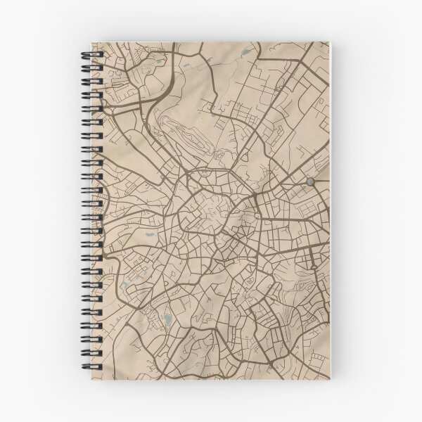 Item preview, Aachen Sepia Map designed and sold by CPTVDesign.