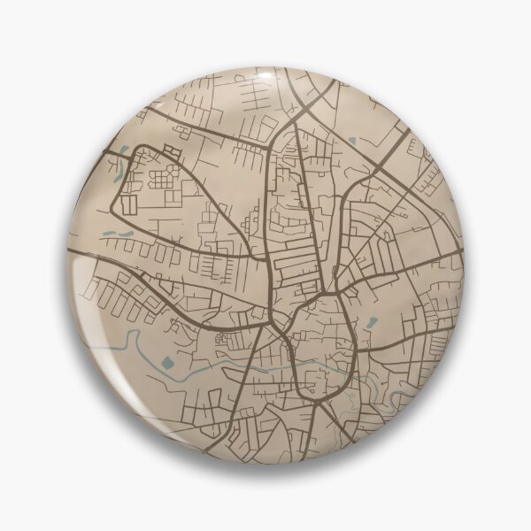 Item preview, Holtsebro Sepia Map designed and sold by CPTVDesign.