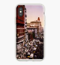 Vinilo o funda para iPhone Vintage Broadway NYC Photo-Print (1900)