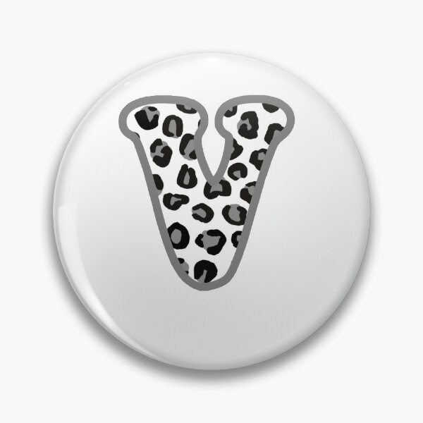 Item preview, Uppercase Leopard "V" designed and sold by Maggie S.