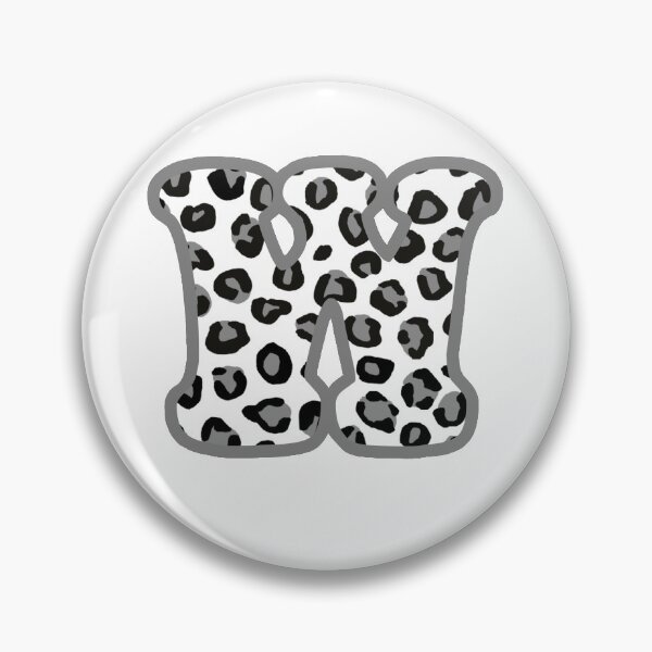 Item preview, Uppercase Leopard "W" designed and sold by Maggie S.