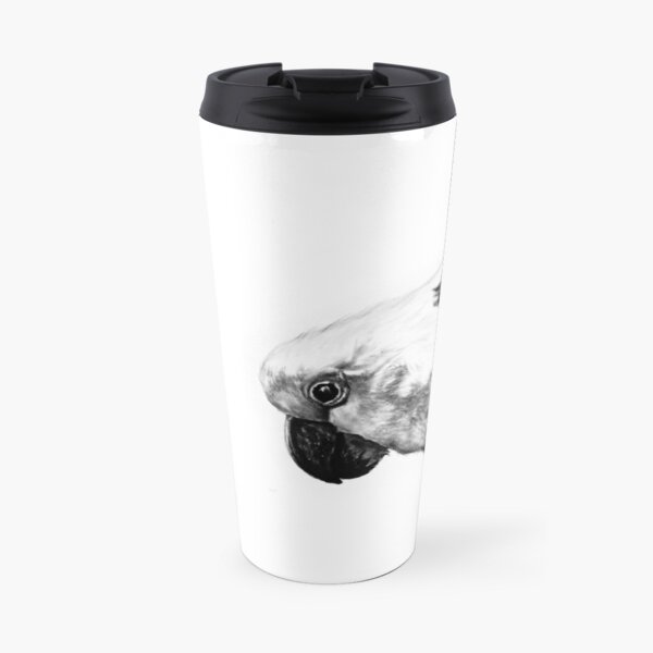 Sulfur Crested Cockatoo Travel Mug