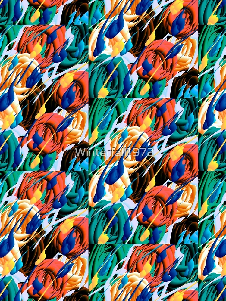 Thumbnail 5 of 5, A-Line Dress, Spring Roses designed and sold by Winterfall1972.