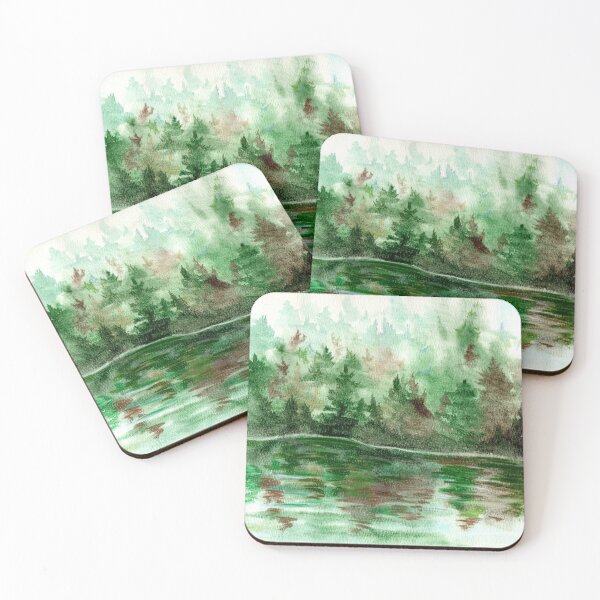 Item preview, "Waterline" Watercolor Illustration designed and sold by Katy Schifferer.
