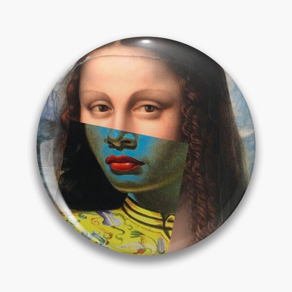 Item preview, MONA LISA KITSCH - Clean and Simple collage - repurposed photos up-cycled  designed and sold by MikesArtChi.
