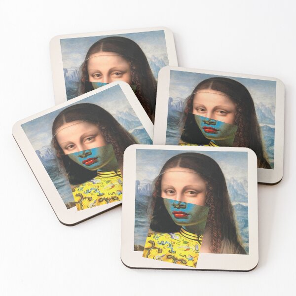 Item preview, MONA LISA KITSCH - Clean and Simple collage - repurposed photos up-cycled designed and sold by MikesArtChi.