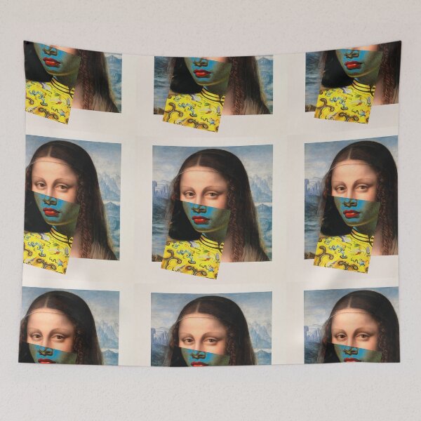 Item preview, MONA LISA KITSCH - Clean and Simple collage - repurposed photos up-cycled designed and sold by MikesArtChi.