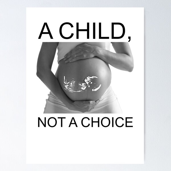 Item preview, Funny Child Gift A Child Not A Choice Black designed and sold by iBestSellings.