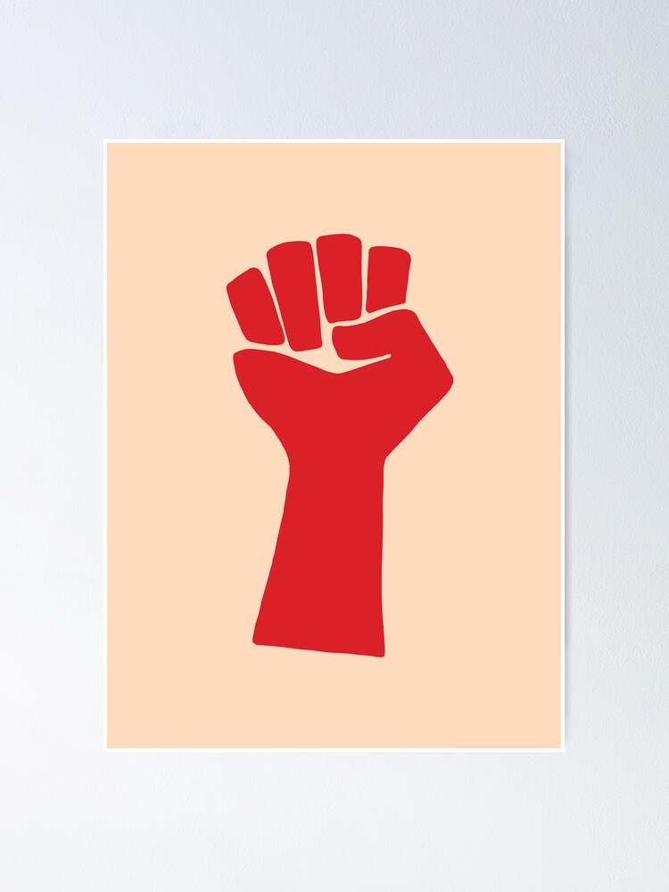"Clenched Fist" Poster by jvorzimmer Redbubble